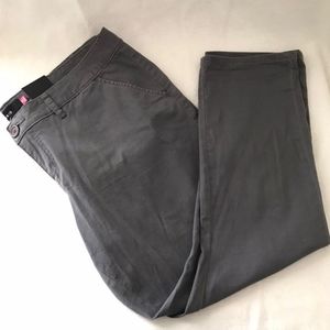 Torrid Grey Chino Crop Pants